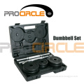 15kg Black Paint Casted Iron Adjustable Dumbbell Set (PC-DU3025)